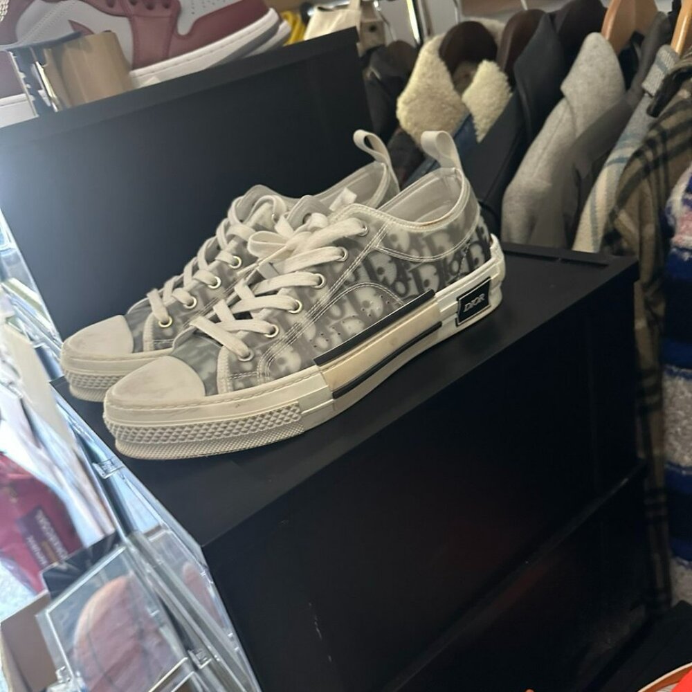 Dior B23 High-Top Oblique Sneakers -42.5 - Picture 2 of 5